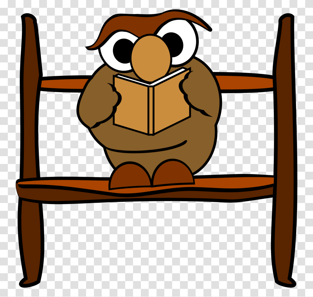 Download Animasi Membaca Buku Clipart Book Clip Art Book, Furniture, Chair, Animal Transparent Png