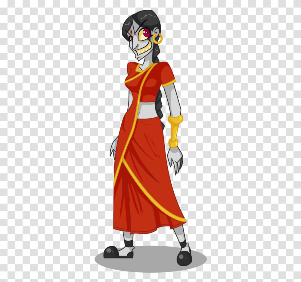 Download Animated Clip Durga Drawing, Person, Costume, Helmet Transparent Png