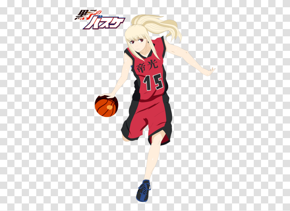 Download Anime Basketball And Blondie Image Sports Anime Anime Girl Basketball Player, People, Person, Human, Team Sport Transparent Png