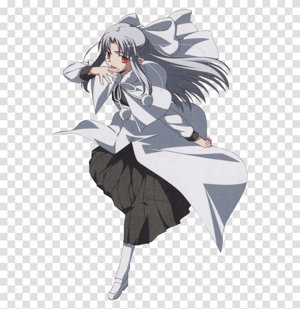Download Anime Blood White Len Melty Blood White Len Melty Blood, Manga, Comics, Book, Person Transparent Png