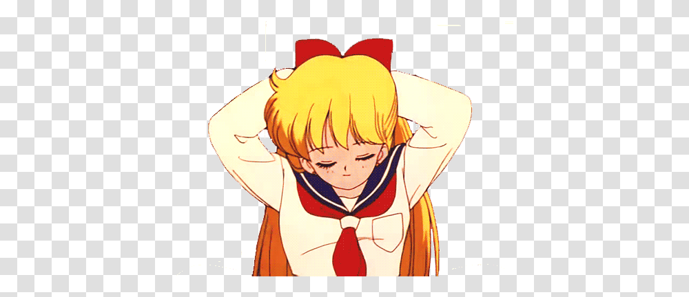 Download Anime Gif Sailor Moon Gif, Comics, Book, Manga, Person Transparent Png