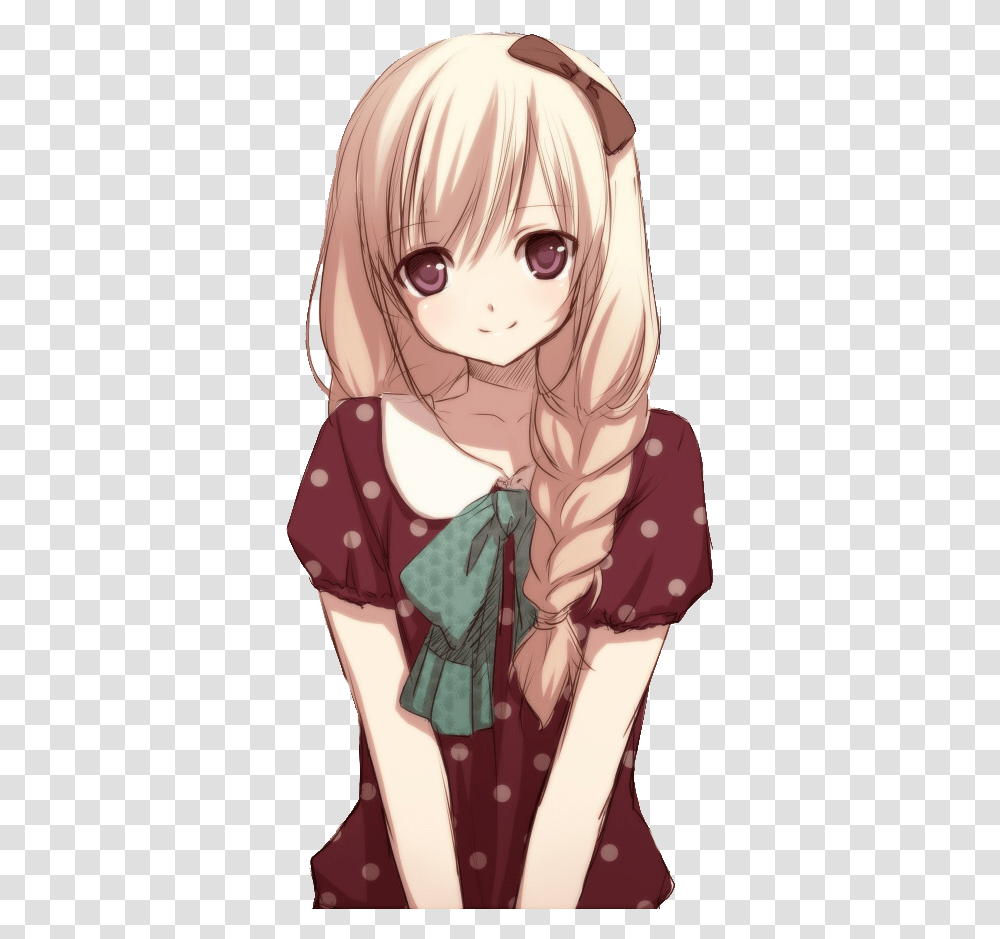 Download Anime Girl Image Manga Girl, Doll, Toy, Comics, Book Transparent Png