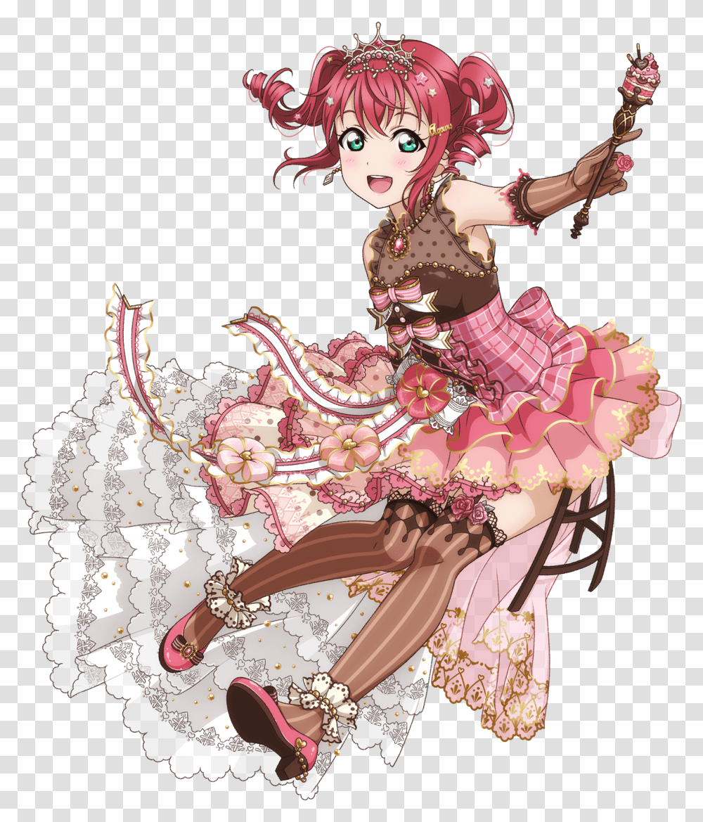 Download Anime Klab Love Live Love Live Granblue Collab Rin, Dance Pose, Leisure Activities, Person, Human Transparent Png