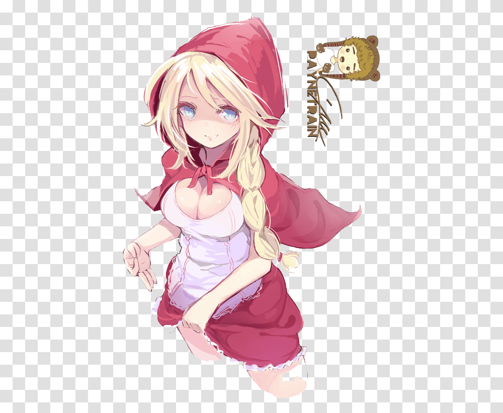 Download Anime Little Red Riding Hood Little Red Riding Hood Anime, Manga, Comics, Book, Person Transparent Png