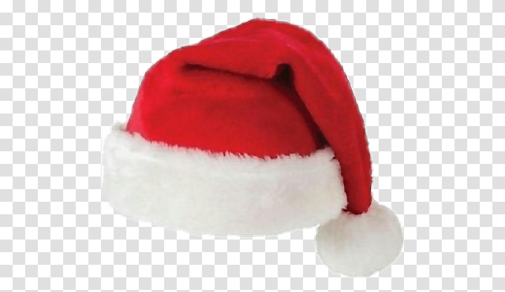 Download Anime Santa Hat Red Santa Claus Cap, Clothing, Apparel, Bonnet, Birthday Cake Transparent Png