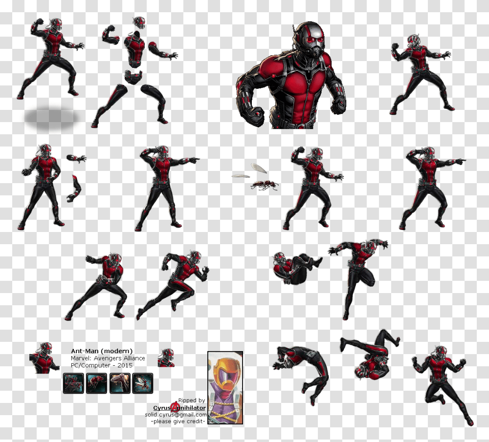 Download Ant Man Pic Marvel Avengers Alliance Ios Sprite, Person, People, Helmet, Sport Transparent Png