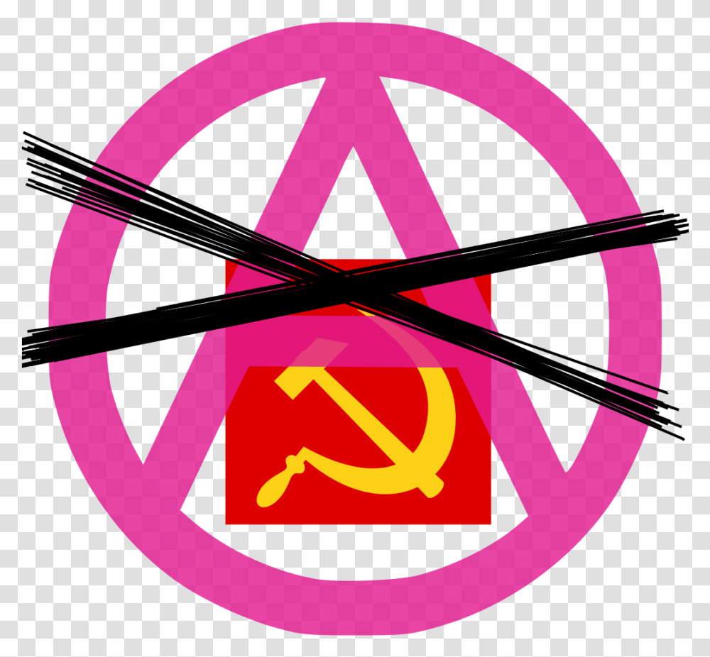 Download Anti Anarcho Communism Anarcho Communism Logo, Symbol, Dynamite, Bomb, Weapon Transparent Png