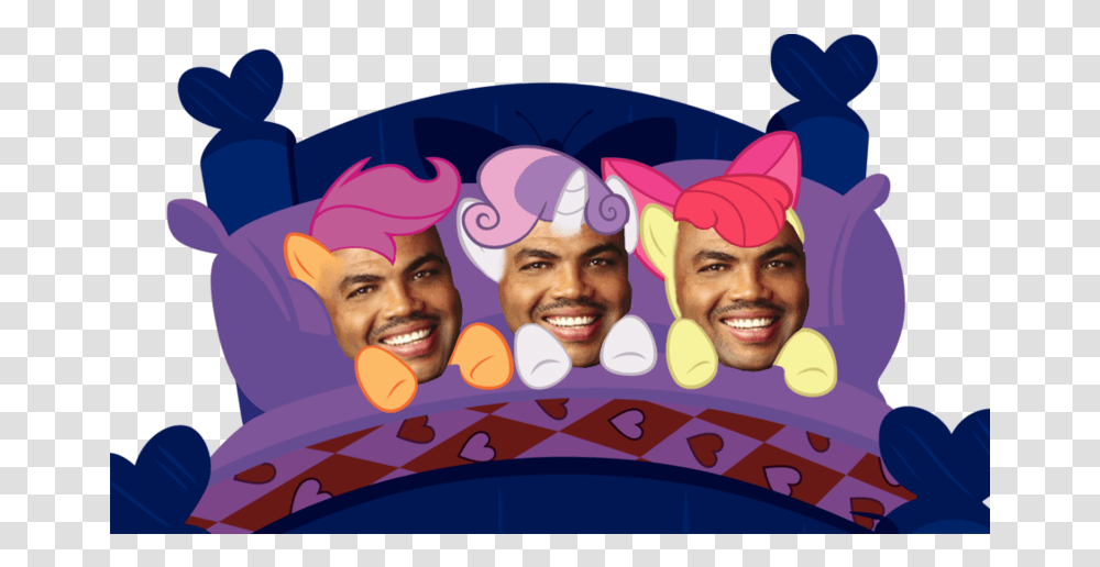 Download Apple Bloom Charles Barkley Cutie Mark Crusaders Cutie Mark Crusaders, Advertisement, Poster, Collage, Person Transparent Png
