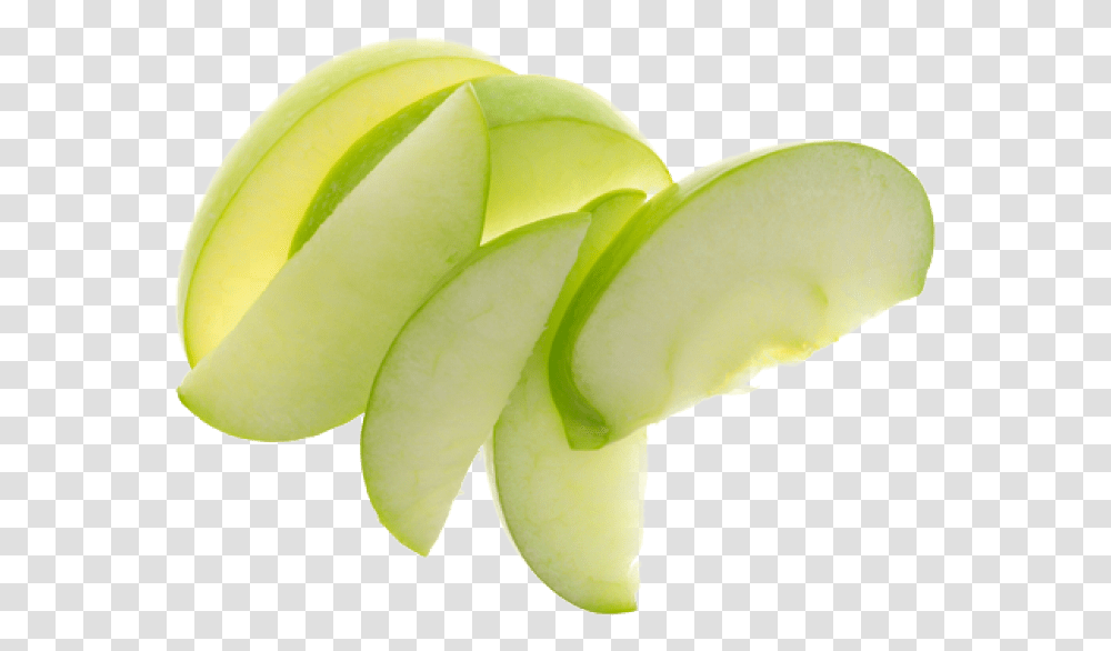 Download Apple Slice Green Apple Slice Image Green Apple Slice, Sliced, Plant, Food, Fruit Transparent Png