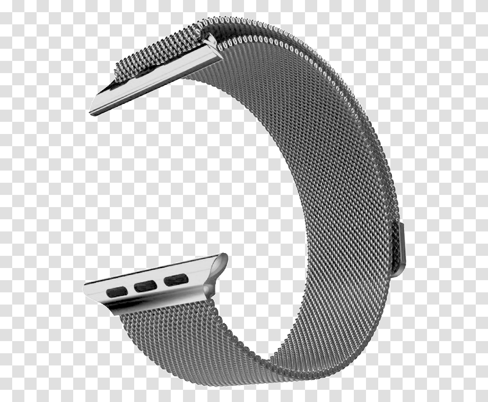 Download Apple Watch Strap Watch123 Iwatch Cinturino Maglia Milanese Nero, Weapon, Weaponry, Blade, Razor Transparent Png