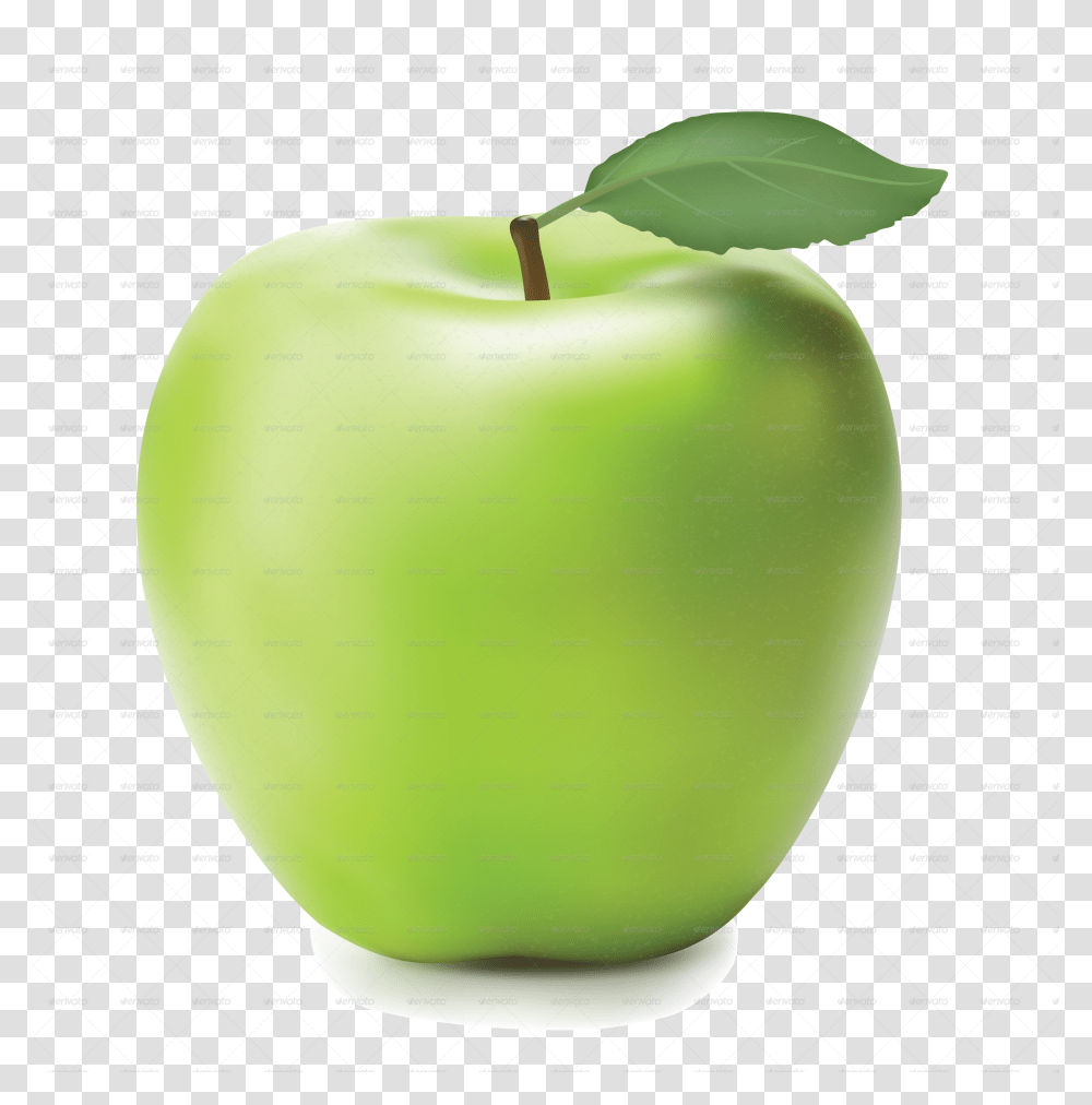 Download Applegreen Fresh Shiny Green Apple, Tennis Ball, Sport, Sports, Plant Transparent Png