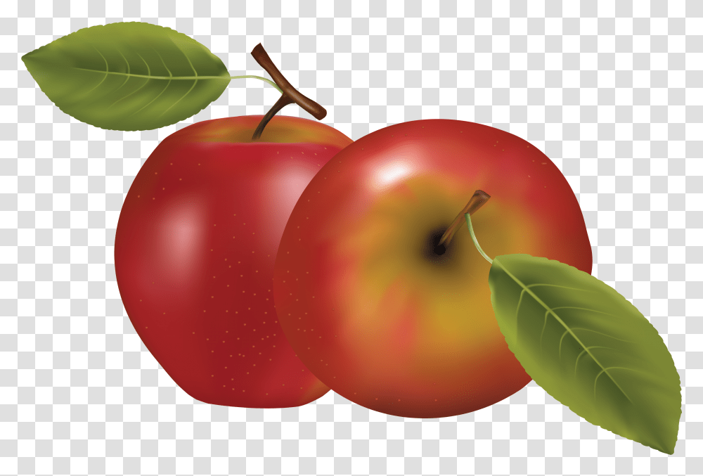 Download Apples Clipart Background Apples Clipart, Plant, Fruit, Food Transparent Png
