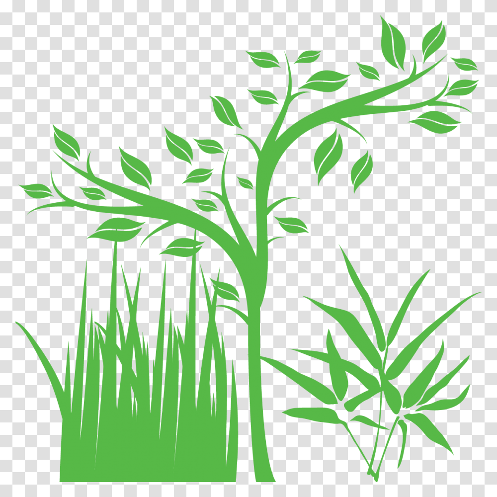 Download Arbustos Small Tree Black And Tree Growing Black And White, Plant, Green, Leaf, Weed Transparent Png
