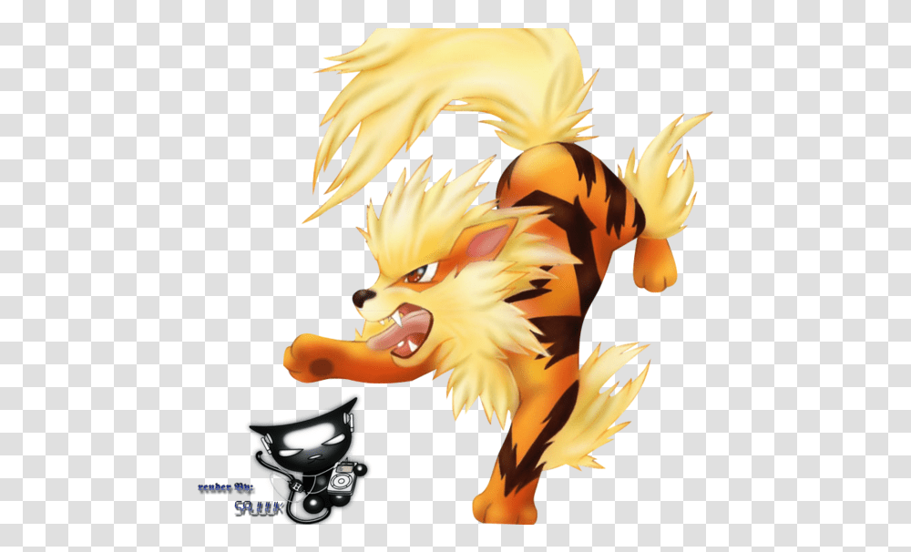 Download Arcanine Photo Pokemon Arcanine, Person, Bird, Animal, Fire Transparent Png