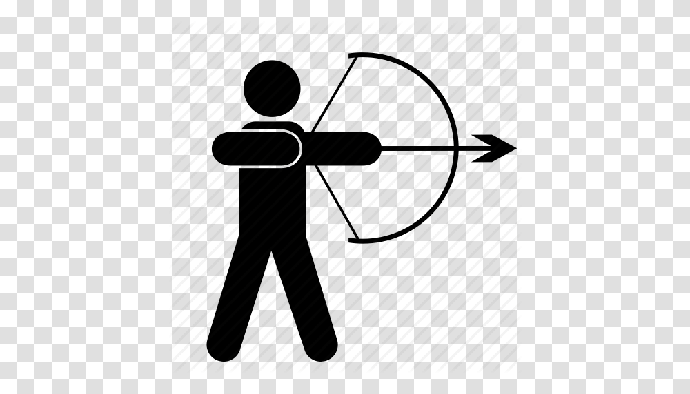 Download Archery Icon Clipart Arrow Archery Clip Art Arrow, Piano, Musical Instrument, Sport, Sports Transparent Png