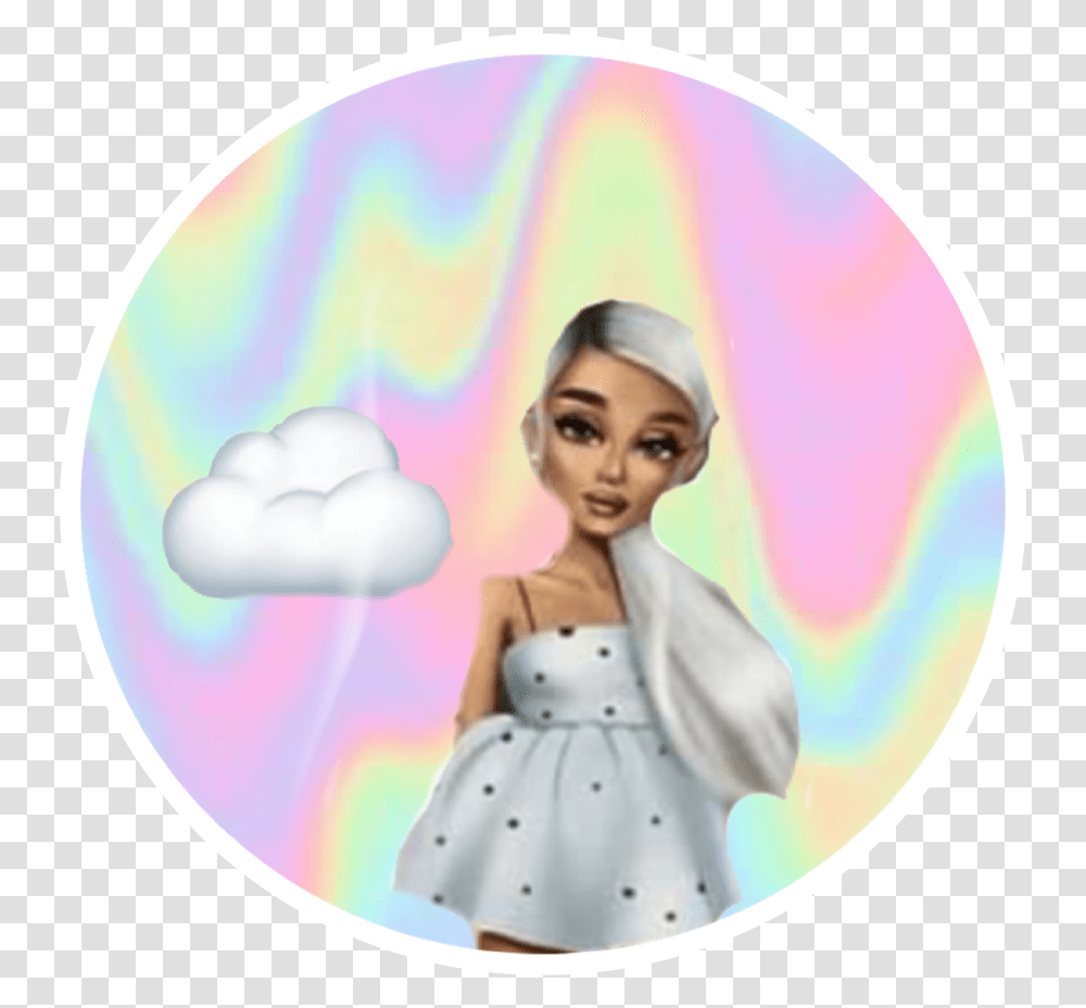 Download Ariana Grande Clipart Cloud Full Size Image Illustration, Person, Human, Disk, Figurine Transparent Png