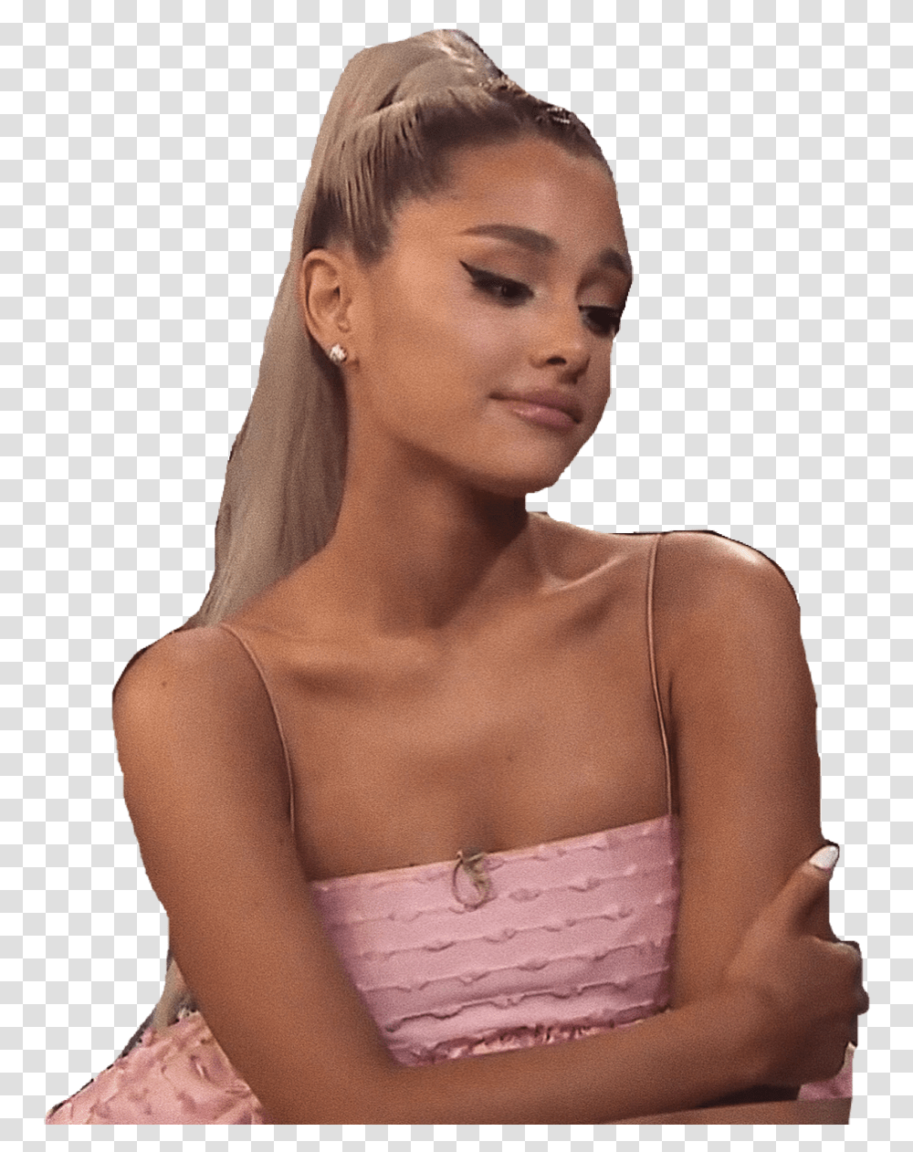 Download Ariana Grande Clipart Cute Ariana Grande Without Background, Clothing, Evening Dress, Robe, Gown Transparent Png