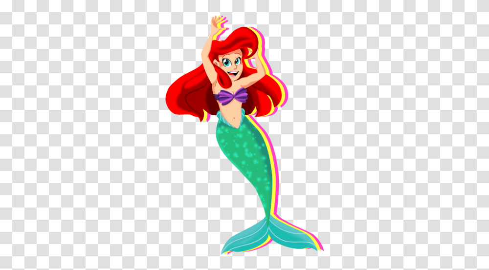 Download Ariel Free Image And Clipart Ariel Desenho, Leisure Activities, Dance Pose, Person, Human Transparent Png