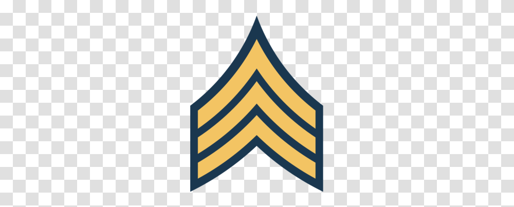 Download Army Sergeant Rank Clipart Sergeant United States Army, Triangle, Ornament, Pattern Transparent Png