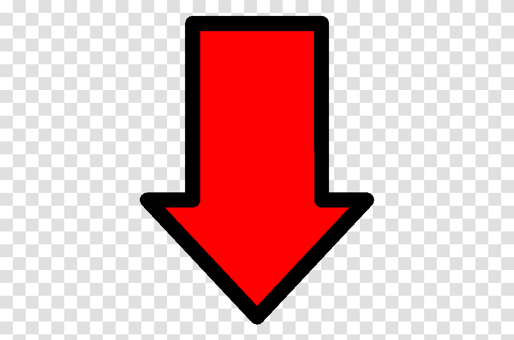 Download Arrow Red Arrow Pointing Down Full Size Red Arrow Pointing Down, Symbol, Star Symbol, Candle, Art Transparent Png