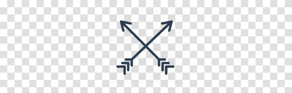 Download Arrows Crossed Clipart Symbol Arrow Clip Art, Emblem, Weapon, Weaponry, Plot Transparent Png