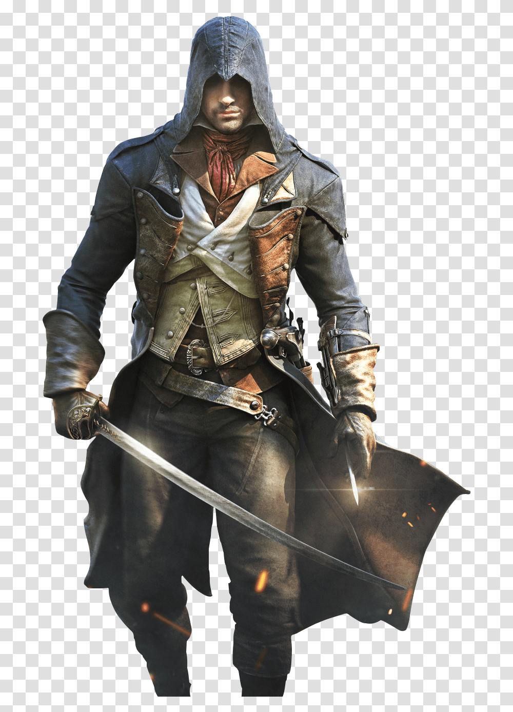Download Assassins Creed Unity Free Download Hq, Weapon, Person, Blade Transparent Png