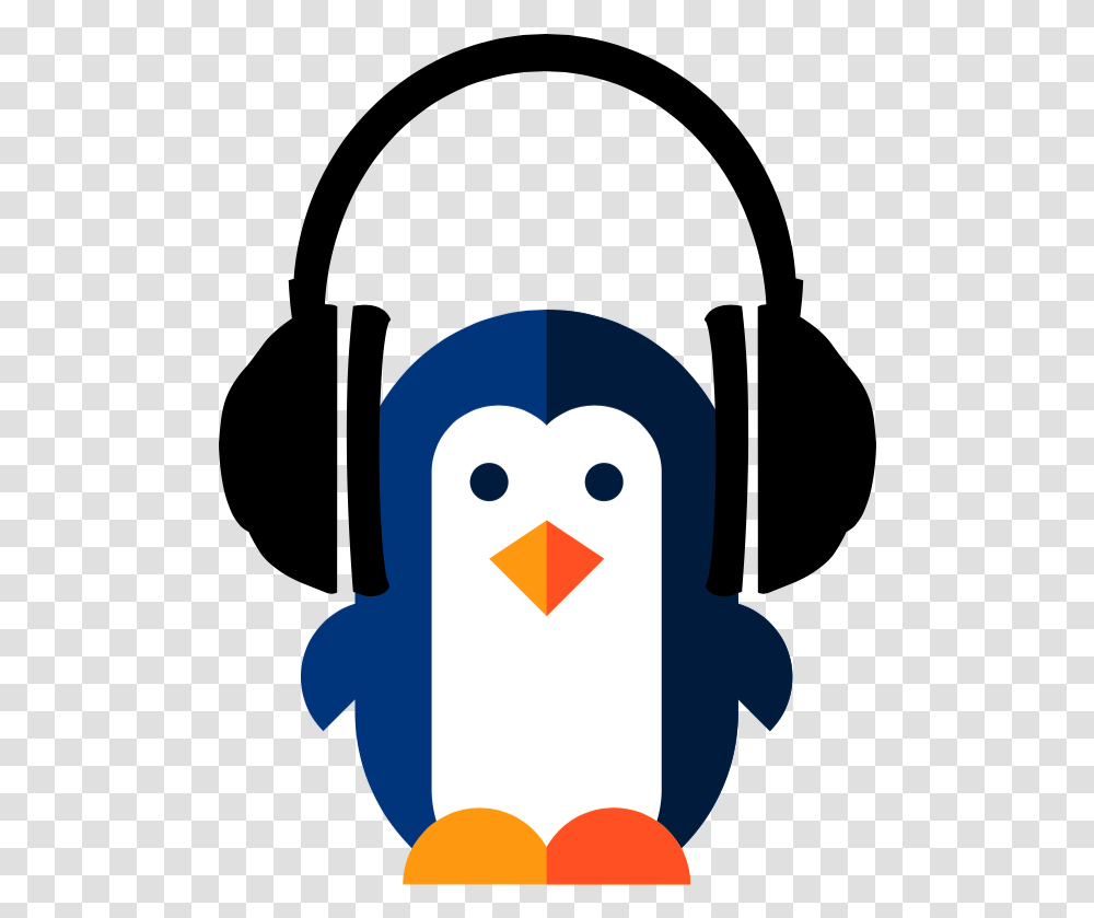 Download Astral Penguins Uk Music Blog Headphones Clipart Background, Animal, Bird, Pac Man Transparent Png