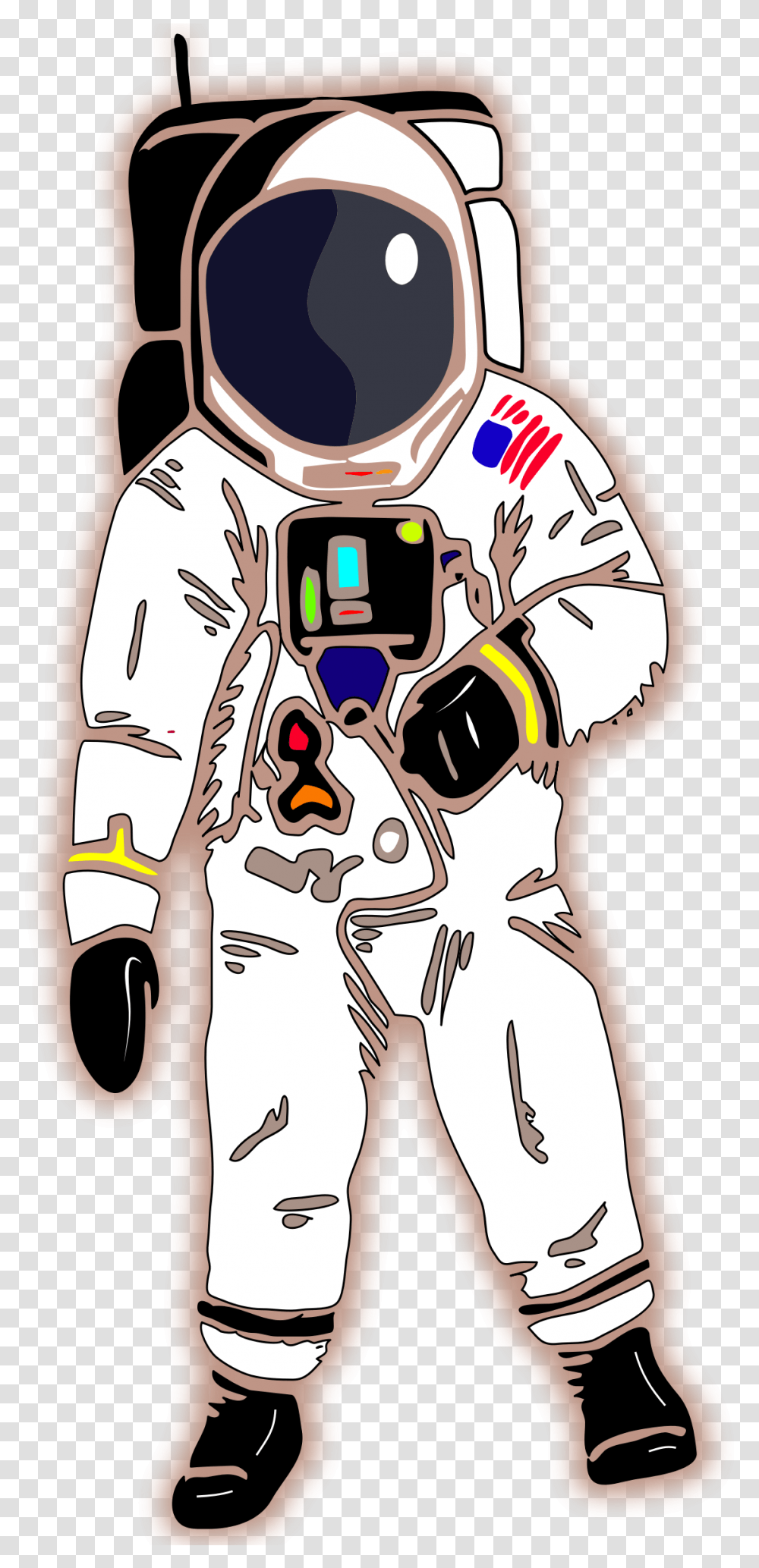 Download Astronaut Background Astronaut Gif, Person, Human Transparent Png