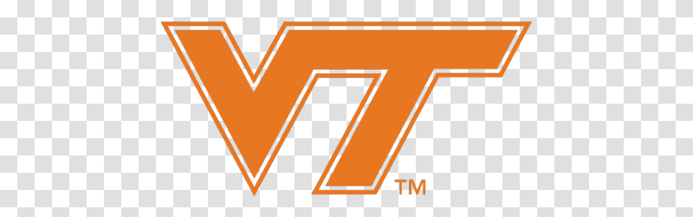 Download Athletics Vt Logo Orange Virginia Polytechnic Institute And State University, Text, Number, Symbol, Alphabet Transparent Png