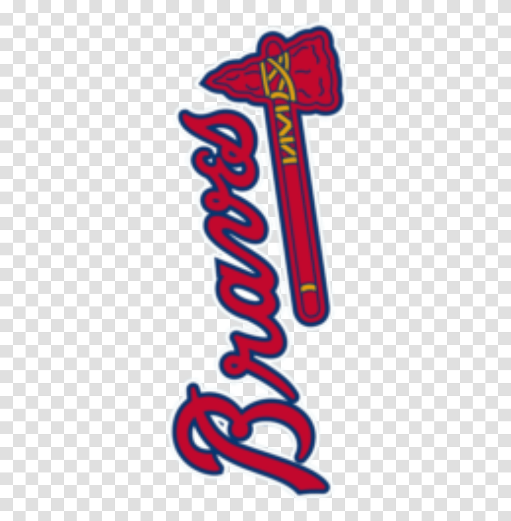 Download Atlanta Braves Mlb Car Decal Clothing Atlanta Atlanta Braves, Label, Text, Logo, Symbol Transparent Png