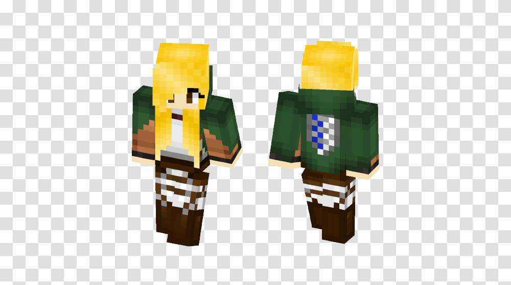 Download Attack On Titan Lucy Heartfilia Minecraft Skin For Free, Toy Transparent Png