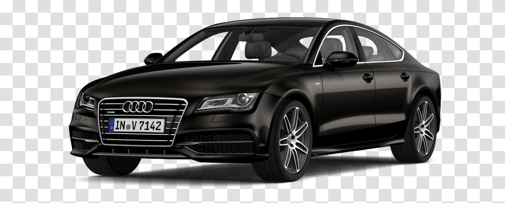 Download Audi A7 S Audi Black Colour Cars, Vehicle, Transportation, Sedan, Tire Transparent Png