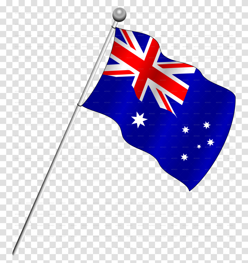 Download Australia Flag Clipart Flag Of Australia Clip Art, American Flag Transparent Png