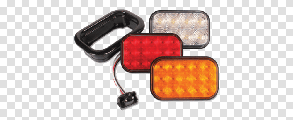 Download Automotive Tail Brake Light Free Rectangular Amber Led Lights, Smoke Pipe Transparent Png
