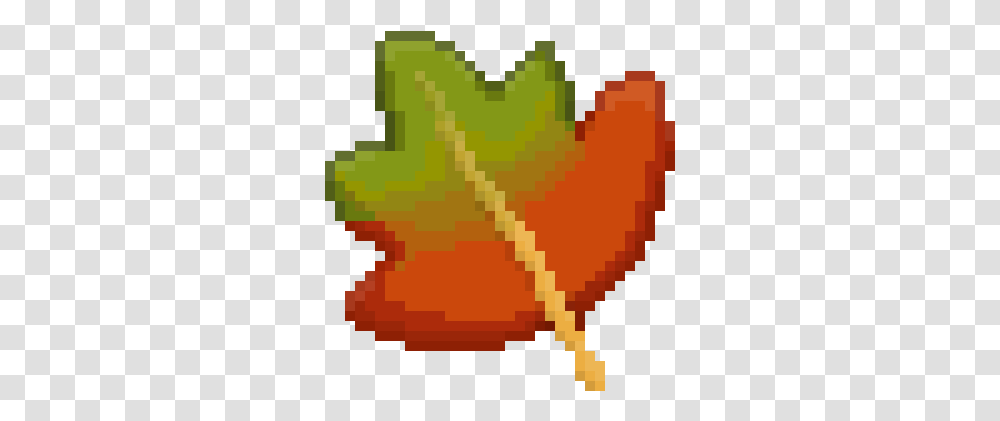 Download Autumn Autumn Leaf Pixel Art Image With No Autumn Leaves Pixel Art, Plant, Tree, Rug, Maple Leaf Transparent Png