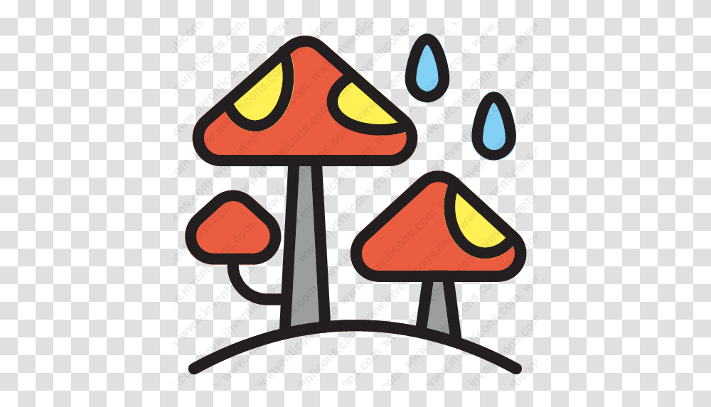 Download Autumn Mushroom Vector Icon Inventicons Vertical, Light, Road Sign, Symbol, Traffic Light Transparent Png