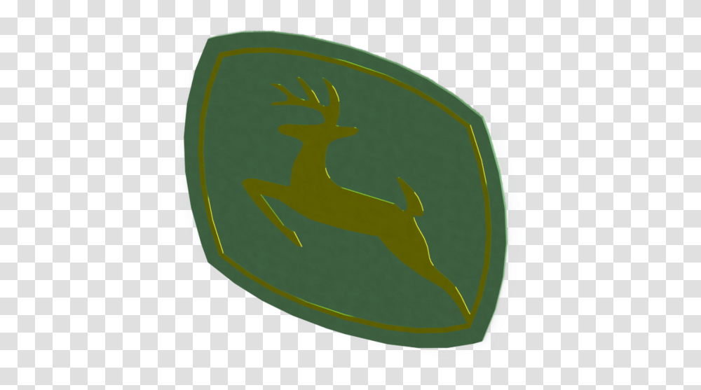 Download Awesome John Deere Logo Reindeer, Plant, Symbol, Label, Text Transparent Png