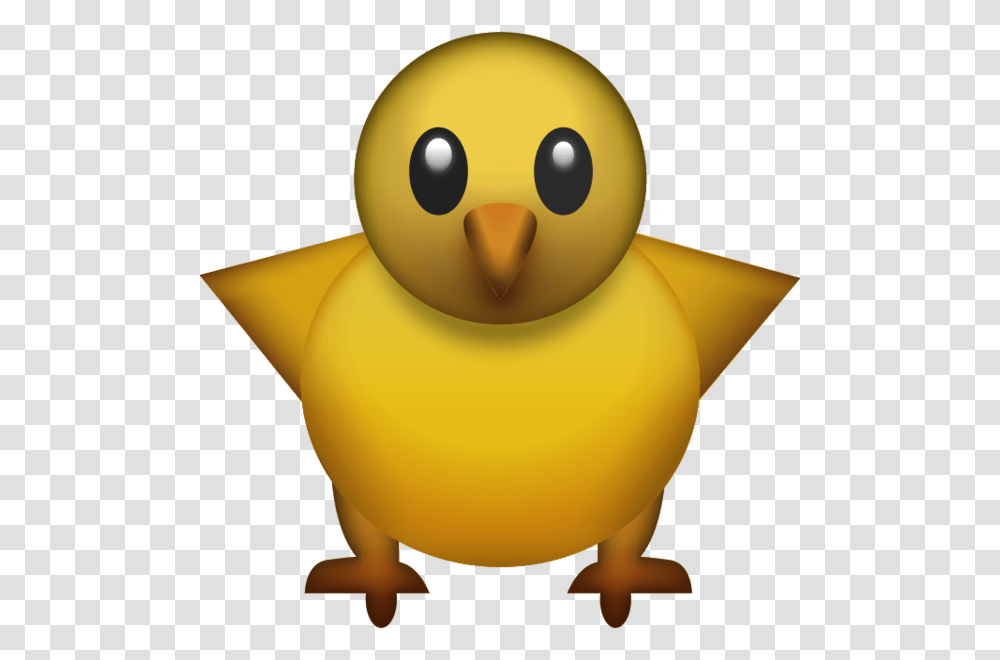 Download Baby Chick Emoji Icon Emoji Island, Animal, Bird, Toy, Beak Transparent Png