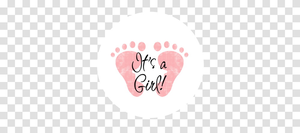 Download Baby Footprint Clipart Pink Baby Footprints Illustration, Heart Transparent Png