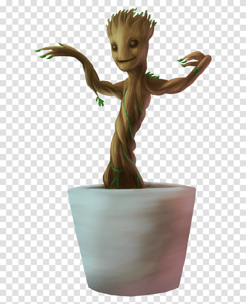 Download Baby Groot Hd Baby Groot Gif, Person, Human, Back Transparent Png