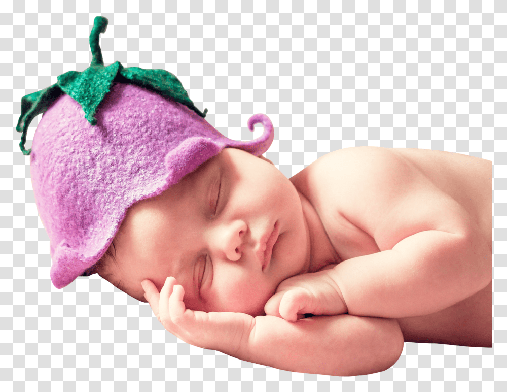 Download Baby Sleeping, Newborn, Person, Human, Clothing Transparent Png