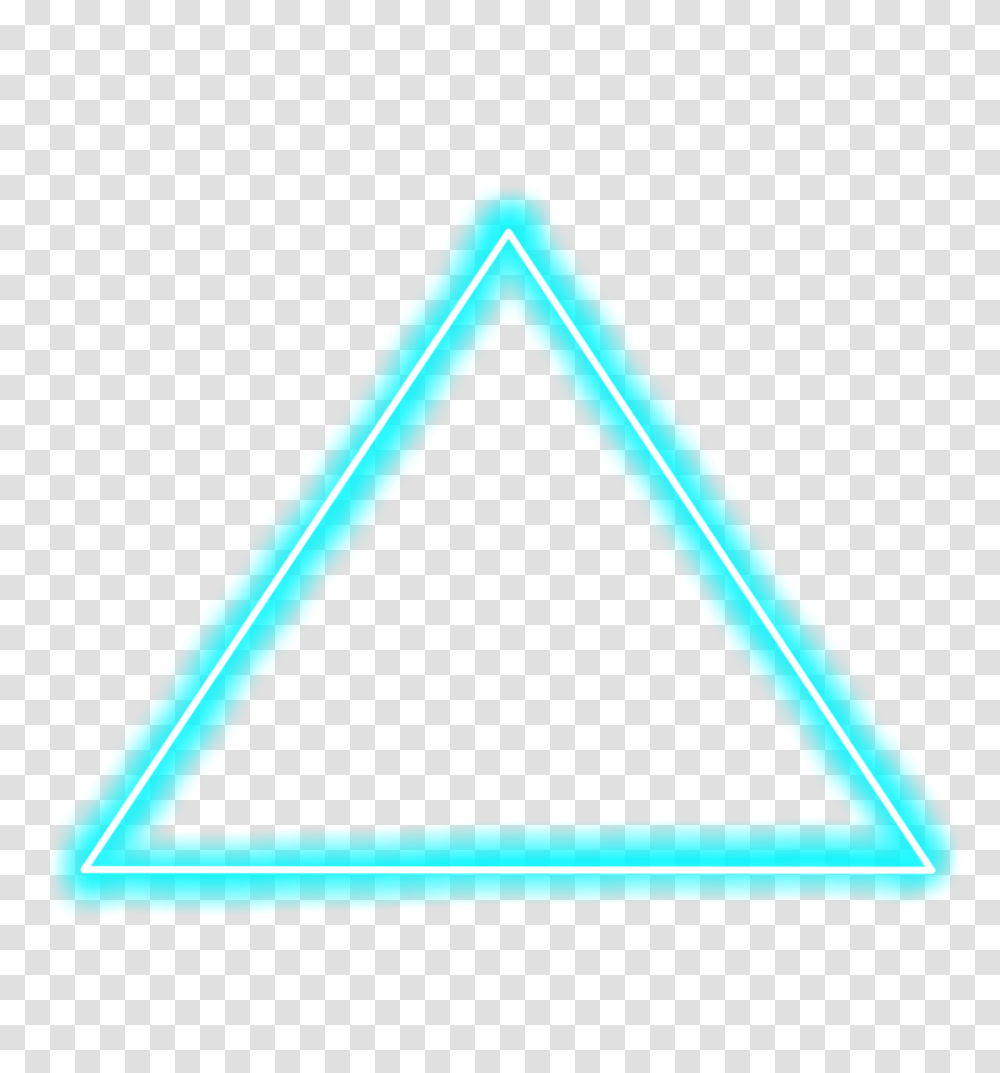 Download Background Light Neon Light Background Hd, Triangle Transparent Png