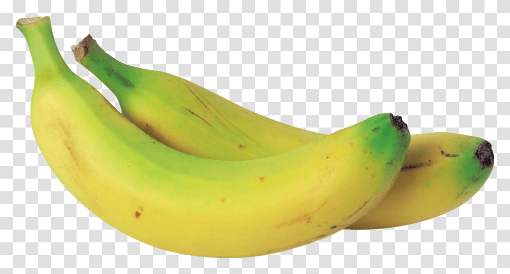 Download Banana Clipart Green And Yellow Banana, Fruit, Plant, Food Transparent Png