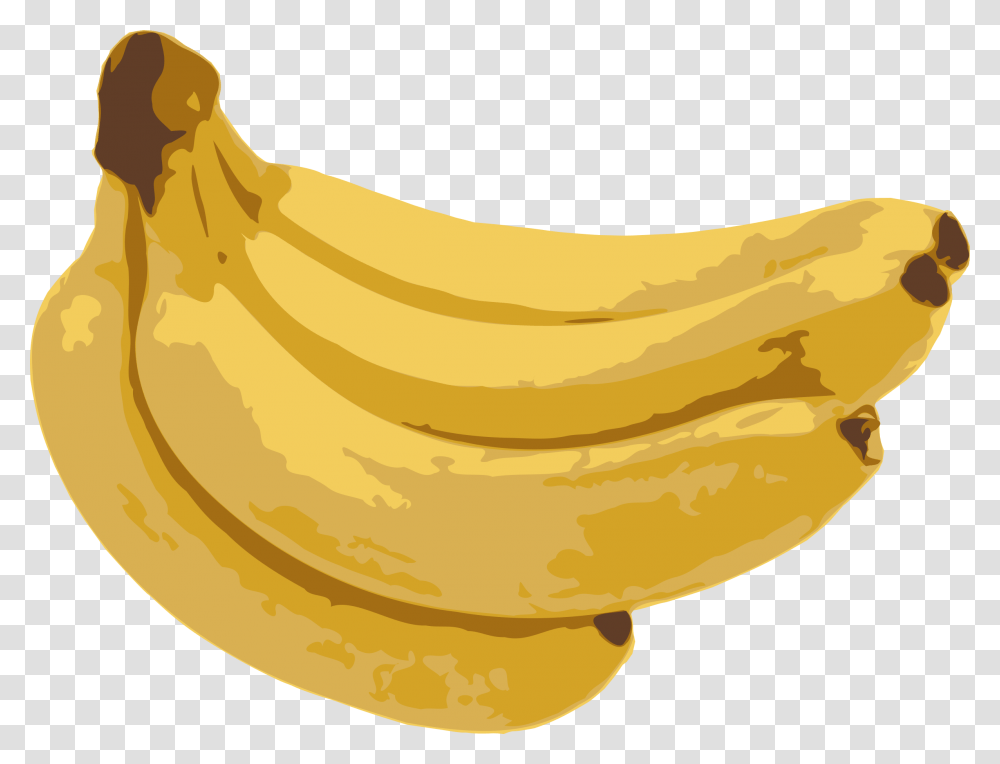 Download Bananas Clipart 1 Banana Banana Clipart, Fruit, Plant, Food, Nut Transparent Png