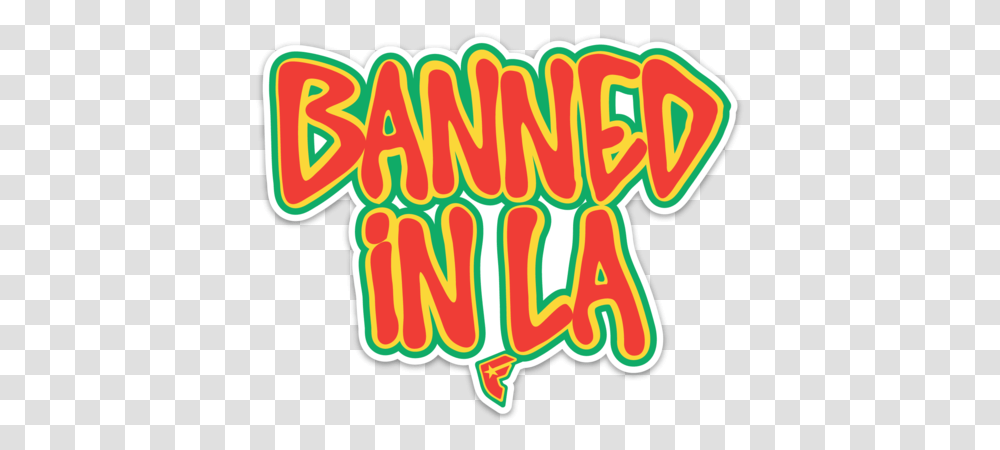 Download Banned In L Image With No Language, Text, Label, Alphabet, Sticker Transparent Png