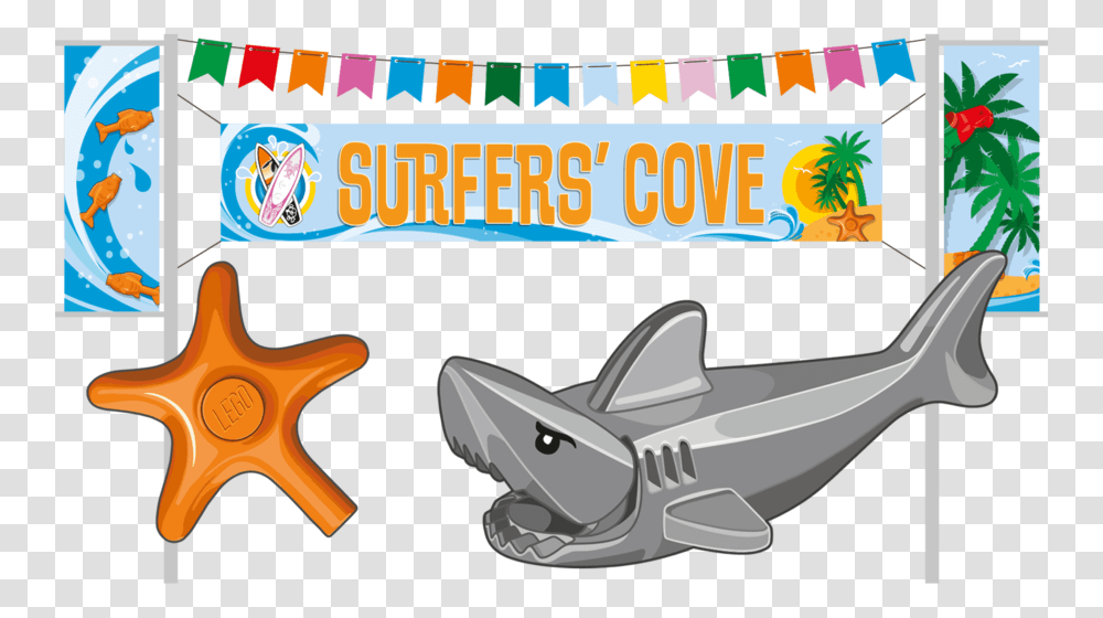 Download Banner Clipart Legoland California Resort Clip Art, Animal, Fish, Sea Life, Shark Transparent Png