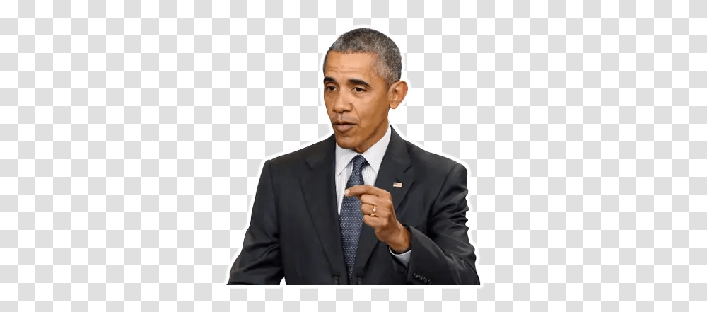 Download Barack Obama Stickers For Whatsapp Apk Free Barack Obama, Tie, Person, Face, Crowd Transparent Png