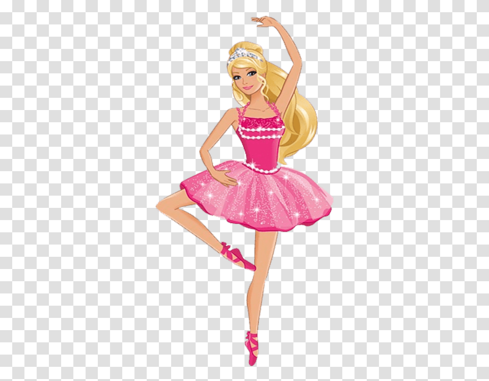 Download Barbie Doll Clipart Photo Roupa Da Barbie Bailarina, Toy, Figurine, Person, Human Transparent Png