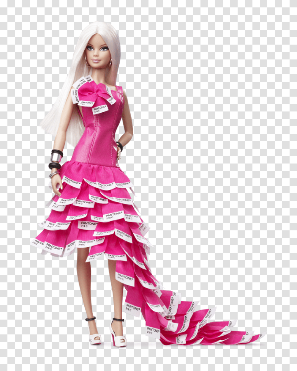 Download Barbie Doll Image For Free Pink In Pantone Barbie, Toy, Dress, Clothing, Apparel Transparent Png