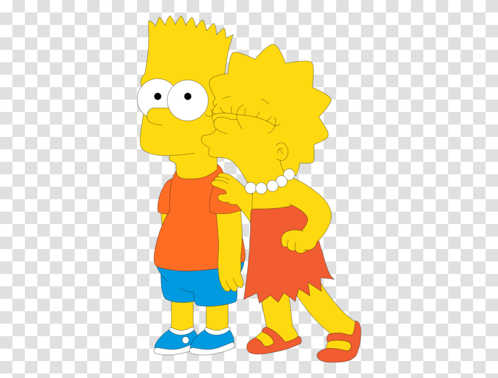 Download Bart Simpson Lisa Lisa Simpson Love Bart Simpson, Person, Graphics, Face, Leisure Activities Transparent Png